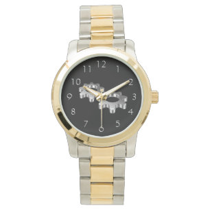 Chrome Gears Watch