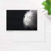 Chrome globe with black background (Desk)