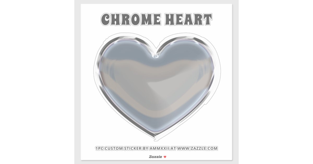 Brand new Chrome Hearts sticker!  Chrome hearts, Heart stickers, New chrome