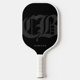 Chrome Hearts Inspired Modern Minimalist White Pickleball Paddle