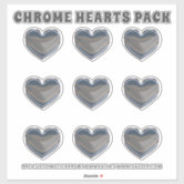 Brand new Chrome Hearts sticker!  Chrome hearts, Heart stickers, New chrome