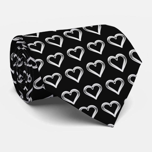 Chrome Hearts Pattern Neck Tie (Rolled)