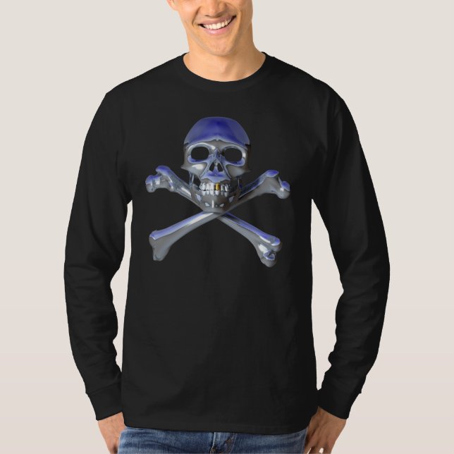 Chrome Jolly Roger T-Shirt (Front)