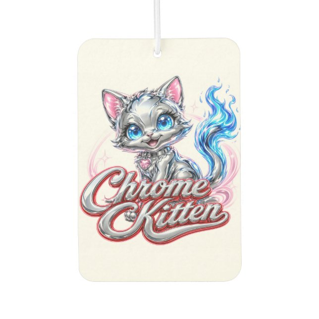 Chrome Kitten "Sweetheart" Air freshener (Front)