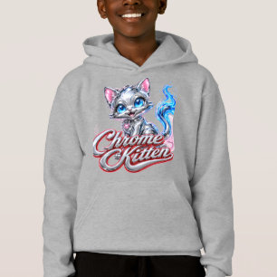 Chrome Kitten Youth Hoodie
