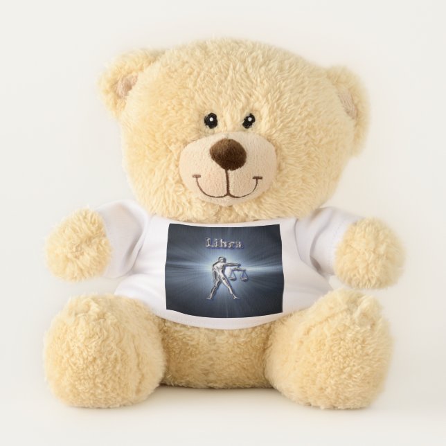Chrome Libra Teddy Bear (Front)
