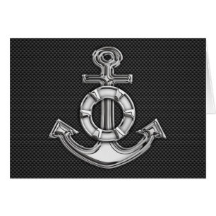 Chrome Lifesaver Anchor on Carbon Fiber