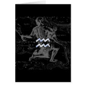 Chrome like Aquarius Zodiac Sign on Hevelius (Front)
