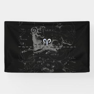 Chrome like Aries Zodiac Sign on Hevelius