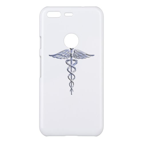 Chrome Like Caduceus Medical Symbol League Uncommon Google Pixel Case