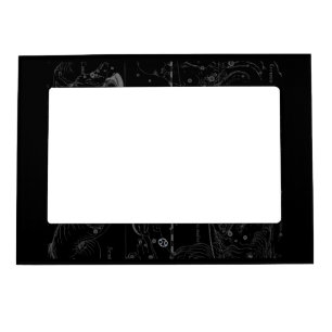 Chrome like Cancer Zodiac Constellation Hevelius Magnetic Photo Frame