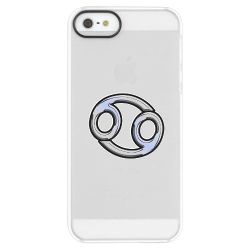 Chrome Like Cancer Zodiac Sign Permafrost iPhone SE55s Case