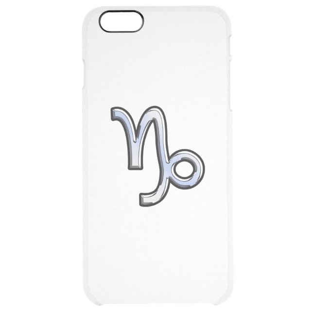 Chrome like Capricorn Zodiac Sign on Snake style Uncommon iPhone Case (Back)