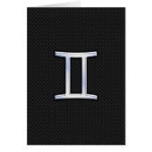 Chrome Like Gemini Zodiac Sign (Front)