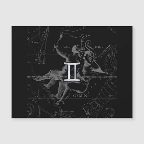 Chrome like Gemini Zodiac Sign on Hevelius