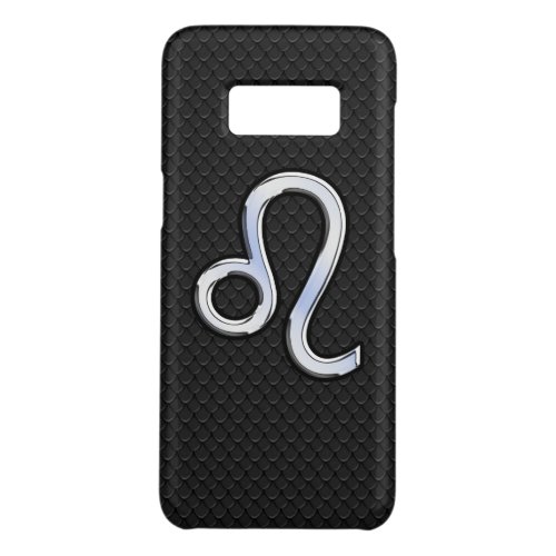 Chrome Like Leo Sign on snake skin Case_Mate Samsung Galaxy S8 Case