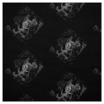 Chrome like Leo Zodiac Sign on Hevelius Fabric