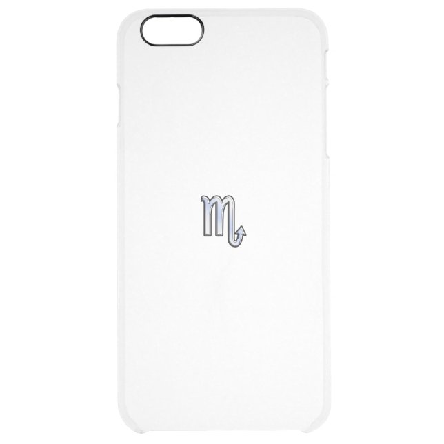 Chrome like Scorpio Zodiac Sign on Hevelius Decor Uncommon iPhone Case (Back)