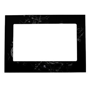 Chrome like Scorpio Zodiac Symbol on Hevelius Magnetic Picture Frame