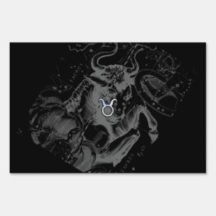 Chrome like Taurus Sign on Hevelius