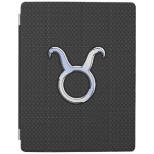 Chrome Like Taurus Zodiac Sign Decor iPad Smart Cover