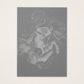 Chrome like Taurus Zodiac Sign on Hevelius (Back)