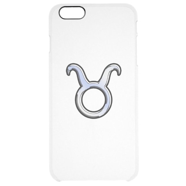 Chrome Like Taurus Zodiac Sign Uncommon iPhone Case (Back)