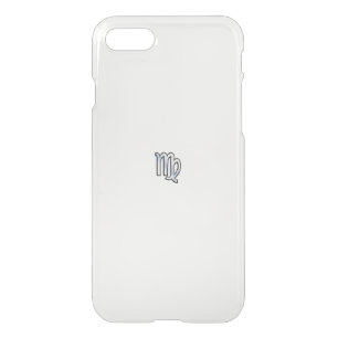 Chrome looks Virgo Zodiac Sign on Hevelius iPhone SE/8/7 Case