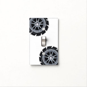 Chrome Mag Monster Tread Light Switch Cover