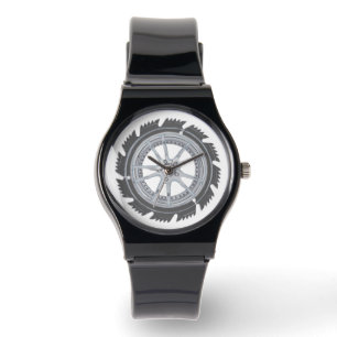 Chrome Mag Wheel Watch