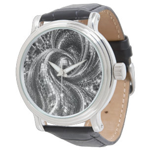 Chrome Micro Mosaic Spiral Watch