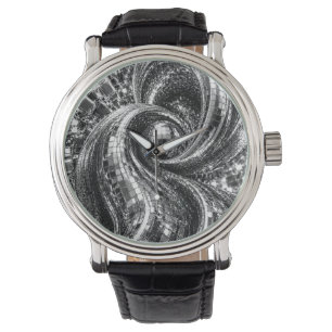 Chrome Micro Mosaic Spiral Watch