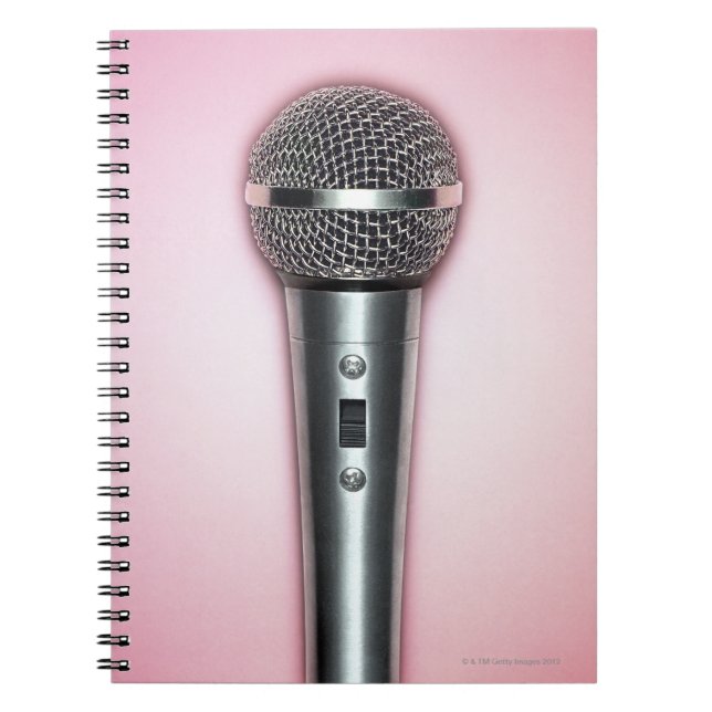 Chrome Microphone Notebook (Front)