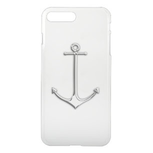 Chrome Nautical Anchor iPhone 8 Plus/7 Plus Case