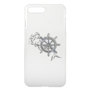 Chrome Nautical Mermaid iPhone 8 Plus/7 Plus Case