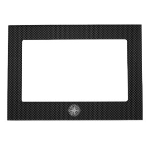 Chrome Nautical Star on Carbon Fiber Magnetic Frame