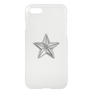Chrome Nautical Star iPhone SE/8/7 Case