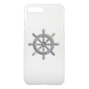 Chrome Nautical Wheel iPhone 8 Plus/7 Plus Case