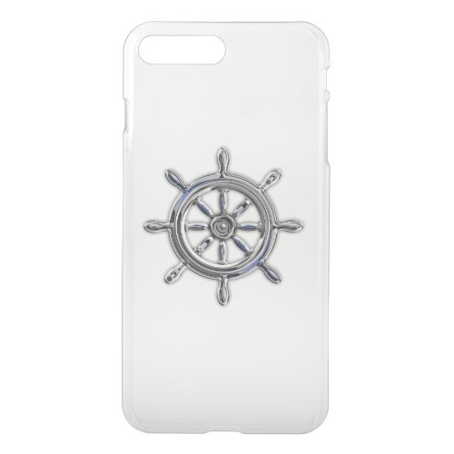 Chrome Nautical Wheel iPhone 8 Plus7 Plus Case
