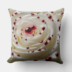 chrome rose pillow
