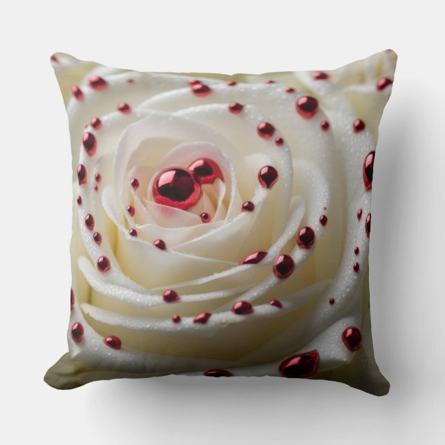 chrome rose pillow (Front)