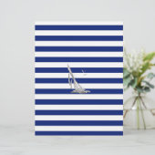 Chrome Sailing on Nautical Stripes (Standing Front)