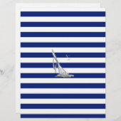 Chrome Sailing on Nautical Stripes (Front/Back)