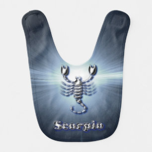 Chrome Scorpio Baby Bib