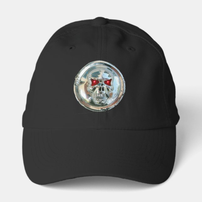CHROME SKULL PERFORMANCE CAP (Front)