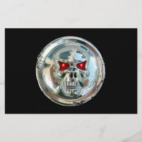 CHROME SKULL STATIONERY