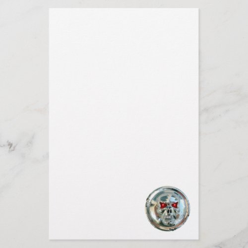 CHROME SKULL STATIONERY