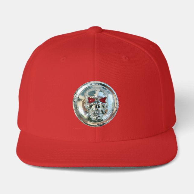 CHROME SKULL VISOR  (Front)