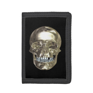 Chrome Skull Wallet