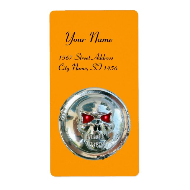 CHROME SKULL Yellow Label (Front)